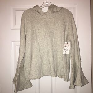 NWT Bell Sleeve Hoodie Medium Nordstrom